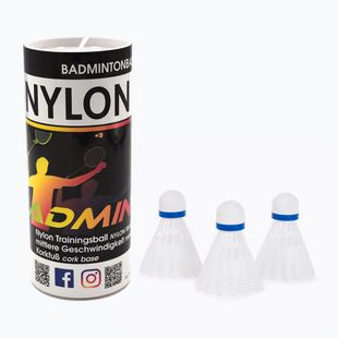 Sunflex Nylon Federbälle 3XW 3 Stück weiß 53558