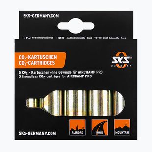 Gaskartuschen für SKS Co2 Airchamp Pro 16 g Fahrradpumpe 5 Stück.