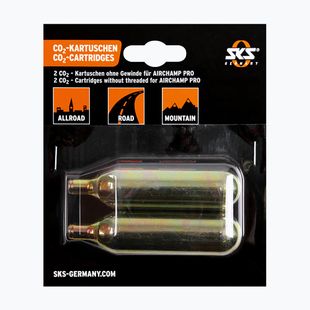 Gaskartuschen für SKS Co2 Airchamp Pro 16 g Fahrradpumpe 2 Stk.