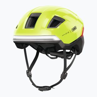 Fahrradhelm mit Blinker ABUS Hyp-E signal yellow