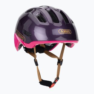 Fahrradhelm Kinder ABUS Smiley 3.0 ACE LED royal purple