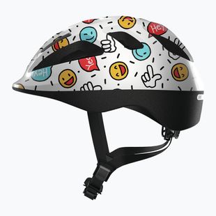 Kinderfahrradhelm ABUS Smooty 2.0 white smiley