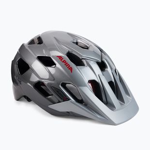 Fahrradhelm Alpina Anzana darksilver/black/red gloss