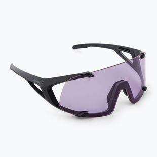 Alpina Hawkeye Q-Lite V schwarz matt/lila Sonnenbrille