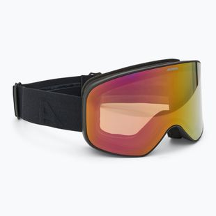 Skibrille Alpina Slope Q-Lite black matt/ red
