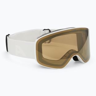 Skibrille Kinder Alpina Fernie Q-Lite white matt/ gold