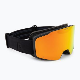 Skibrille Alpina Taos Q-Lite black matt/ red