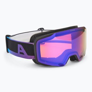 Skibrille Alpina Taos Q-Lite black/ oil matt/ blue