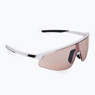Alpina Turbo Pro Q-Lite weiß matt/rosa Spiegel-Sonnenbrille