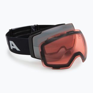 Skibrille Alpina Falera Mag Q-Lite black/glacier matt/silver/pink