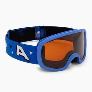 Kinder-Skibrille Alpina Piney 2.0 blue matt/orange
