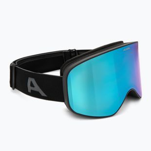 Skibrille Alpina Slope Q-Lite black/black matt/blue