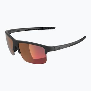 Sonnenbrille Alpina Eagle Q-Lite black matte/red mirror