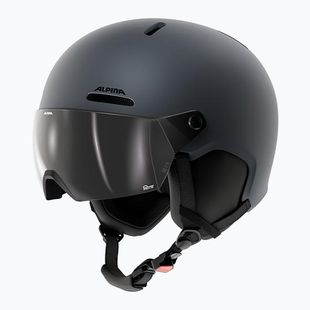 Skihelm Alpina Arber 2 Visor Q-Lite midnight grey