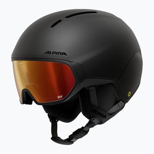 Skihelm Alpina Vizzard QV MIPS black matte
