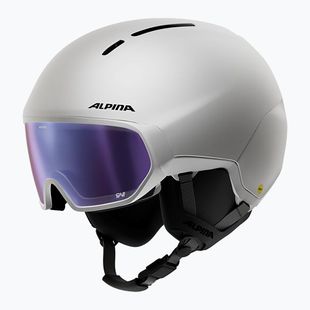 Skihelm Alpina Vizzard QV MIPS white matt