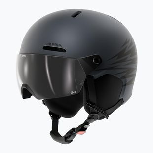 Kinder-Skihelm Alpina Zupo 2 Visor Q-Lite midnight grey