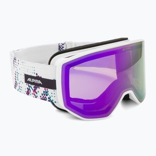 Skibrille Alpina Venet M Q-Lite  white/lilac matt