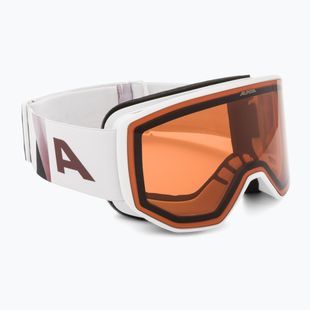 Skibrille Alpina Venet M white/rose matt