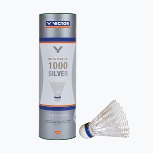 Badmintonschläger VICTOR Nylonshuttle 1000 6St. weiß