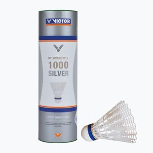 Badminton-Schläger VICTOR Nylonshuttle 1000 slow weiß