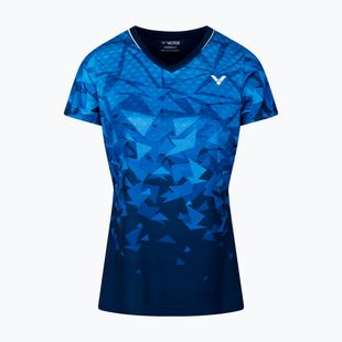 VICTOR Damen-T-Shirt T-54100 W blau