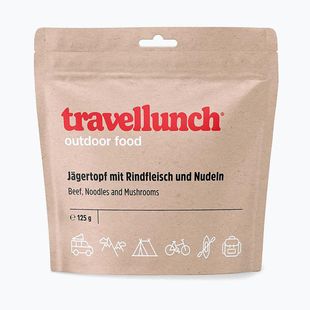 Gefriergetrocknete Lebensmittel Travellunch Rindfleisch mit Nudeln und Pilzen 125 g