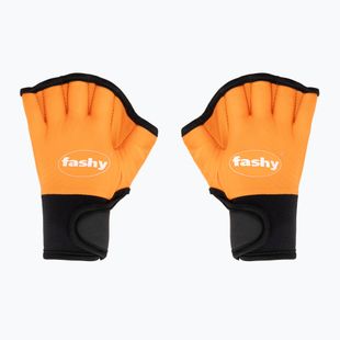 Fashy 4462 Neopren-Aquafitness-Handschuhe orange/schwarz