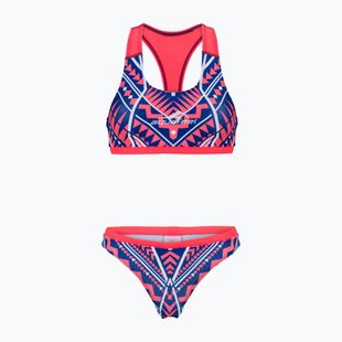 Zweiteiliger Damen-Badeanzug aquaFeel Racerback Wild Graphic mehrfarbig