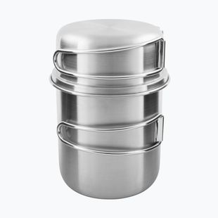 Campinggeschirr Set Tatonka Handle Mug 600 ml steel