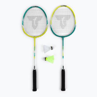 Talbot-Torro 2 Kämpfer Badminton Set blau und gelb 449412