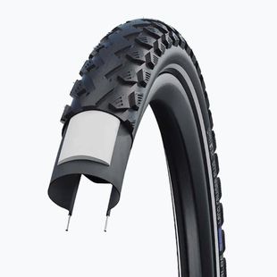 Fahrradreifen SCHWALBE Land Cruiser Plus Puncture Guard Green Compound 28 x 2.00 black reflex