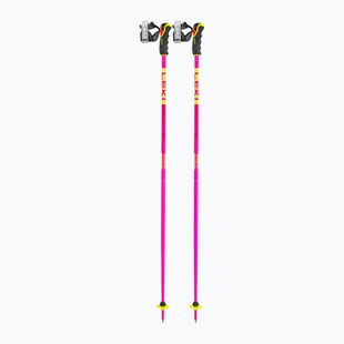 Skistöcke LEKI Spitfire 3D neon magenta/neon yellow/berry