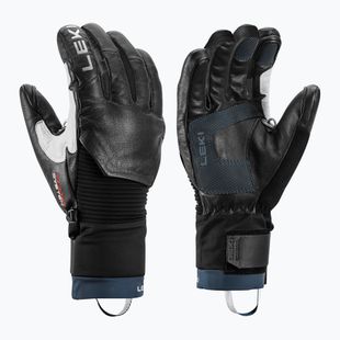 Herren-Skihandschuhe LEKI Hevon Pro 3D black/navy
