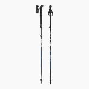Trekkingstöcke LEKI Makalu FX TA black stone blue/dark white