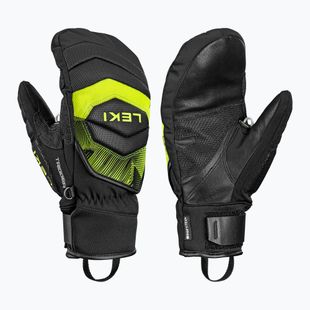 Skihandschuhe LEKI WCR Core TR Mitt black/neon yellow