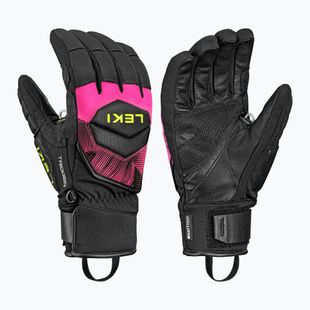 Skihandschuhe LEKI WCR Core TR black/neon pink/neon yellow