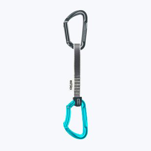 Schnellverschlusskarabiner EDELRID Pure Set II 18 cm slate-icemint
