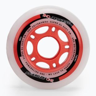 Powerslide PS One Spacer/Lager Rollerblade Rollen 76mm/82A 8 Stück weiß 905310