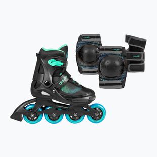 Kinder-Inlineskates mit Schützern Playlife Joker Combo Jr blue sky