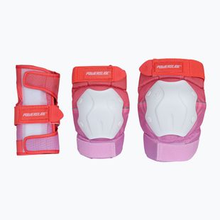 Schützer-Set Powerslide Standard Set red/pink