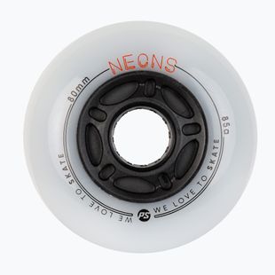 Powerslide Neons 80 mm/85A Rollerblade Rollen 4 Stück orange
