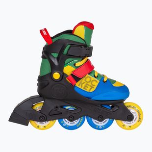 Powerslide Rocket Jr Kinder Rollschuhe kunterbunt