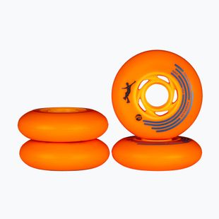 Inlinerrollen Powerslide King of Slides 4 pcs 76 mm/90A orange/orange