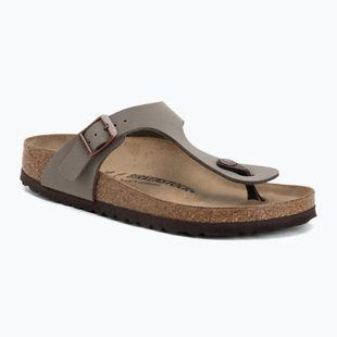 Schlappen BIRKENSTOCK Gizeh Birkibuc Narrow stone