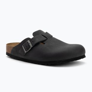 BIRKENSTOCK Boston LEOI Schmale schwarze Flip-Flops