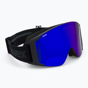 Skibrille UVEX G.gl 3000 TO black matt/mirror blue/lasergold lite/clear
