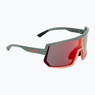 UVEX Sportstyle 235 Moos Grapefruit matt/verspiegelt rot Fahrradbrille 53/3/003/7316