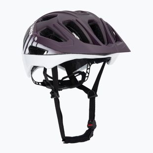 Fahrradhelm UVEX Quatro CC pflaume/weiß matt