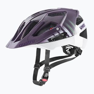 Fahrradhelm UVEX Quatro CC pflaume/weiß matt